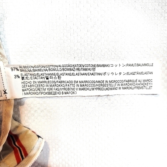 ZARA Basic  Multicolored Striped Pants - Picture 8 of 8